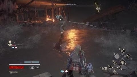 Revisiting the Howling Pit boss fight with my endgame gear(Code Vein on NG+)