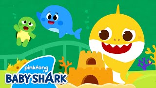 I Don't Want to Go Home! How to Say Goodbye? | Baby Shark's Day at Home | Baby Shark Official