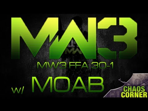 MW3 30-1 FFA w/ MOAB on Hardhat - Call of Duty: Modern Warfare 3 Gameplay | Chaos