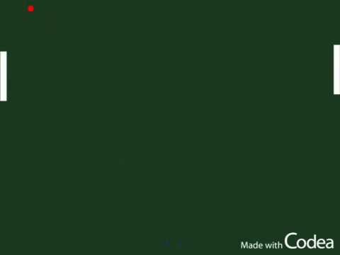 Single player pong clone in Codea
