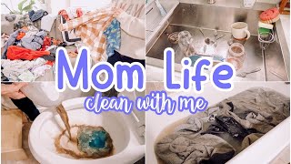 MOM LIFE CLEAN WITH ME // DEEP CLEANING MOTIVATION // HOMEMAKING // SUNDAY RESET // STAY AT HOME MOM