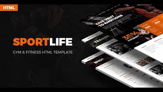 SportLife – Sport, Gym & Fitness HTML Template | Themeforest Website Templates and Themes