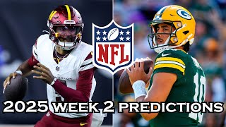 NFL WEEK 2 PREDICTIONS (2025)