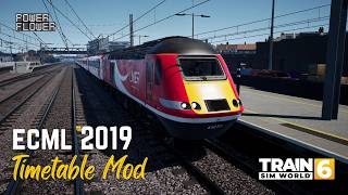 TSW6 | TRAIN SIM WORLD 6 | ECML 2019 TIMETABLE MOD | #tsw6 #trainsimulator