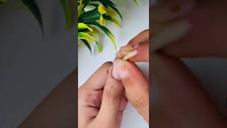 Nailart using toothpick 💅🏻✨💖 #nails #nailart #nailpolish #shorts #youtube