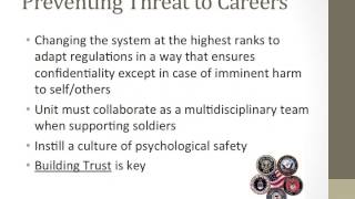 State of Military Mental Health CPT Seidl 20150818