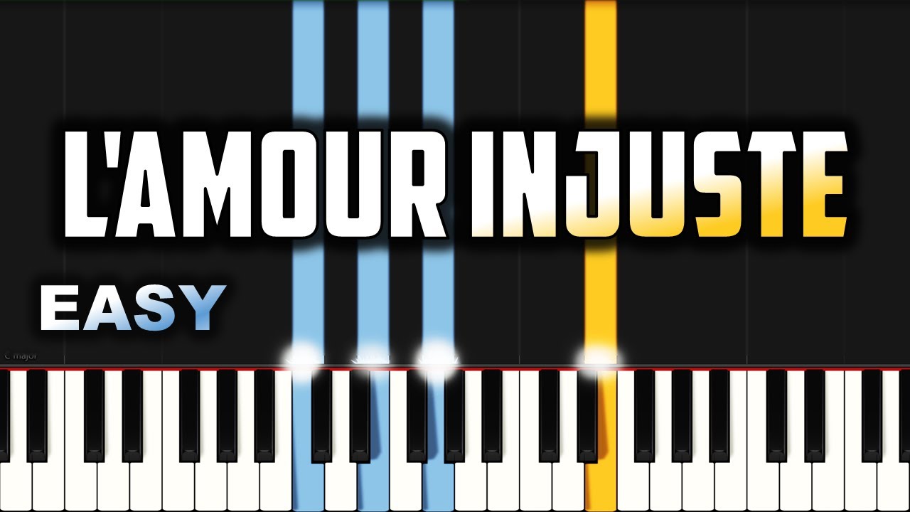 Gwen Dressaire - L'Amour Injuste | EASY PIANO TUTORIAL BY Extreme Midi