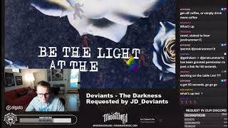 Levi of Miss May I reacts to Deviants - The Darkness on twitch!