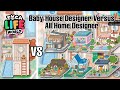 Toca Boca Baby Home Designer Versus Modern Mansion Versus Rainbow Apartment Vs Other House Designer