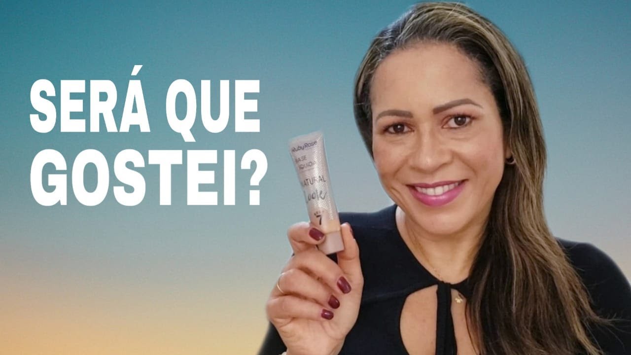 Base Natural Look Ruby Rose em pele madura