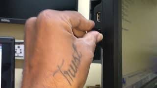 How to use USB ports in Monitor