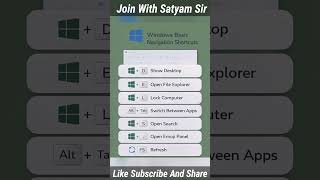 Windows Basic Navigation Shortcut key #excel#exceltips#exceltricks #excelsort#shorts#sort #sortvideo