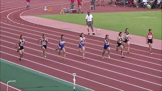 220709 中学県総体 共通女子100m決勝