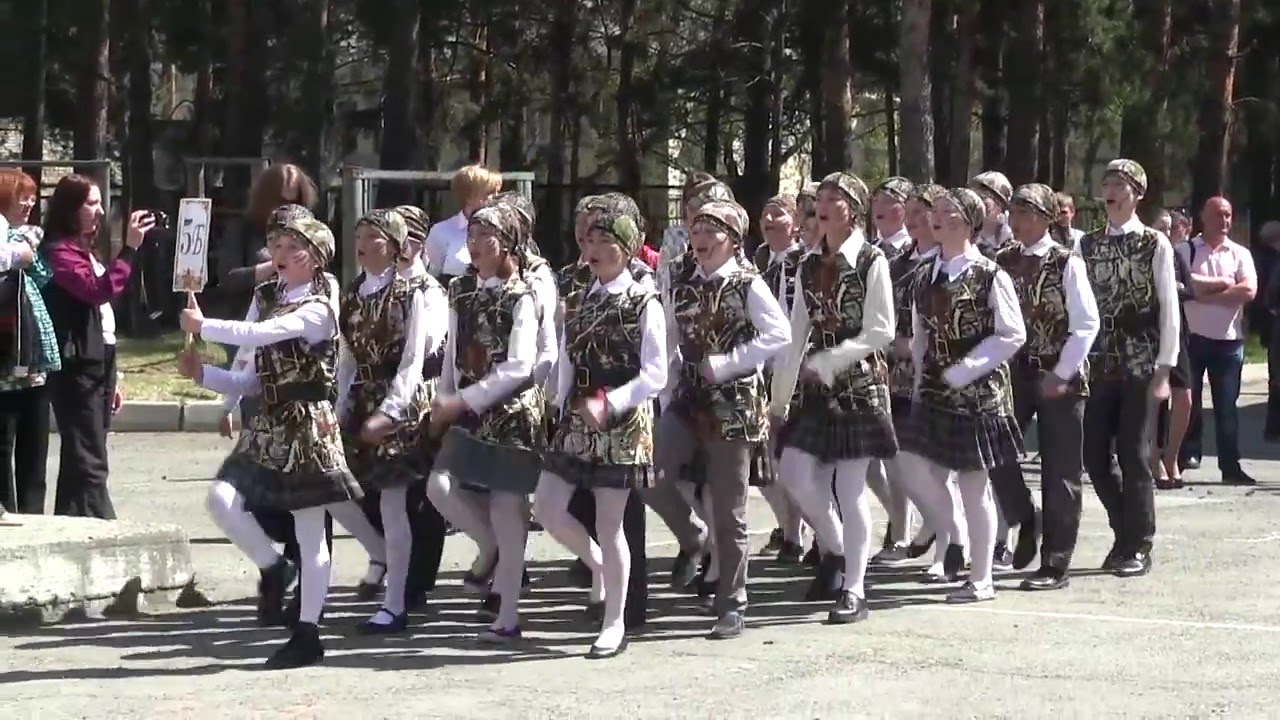 смотр-конкурс строевой песни ко дню Победы 9 мая 2016 г.школа №24 г ...