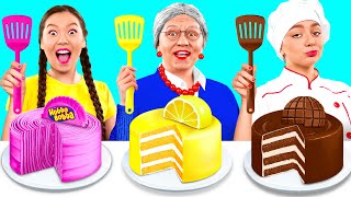 Me vs Grandma Cooking Challenge | Who Wins the Cooking War by KaZaZa Challenge