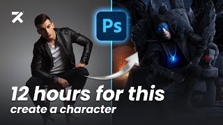 12 HOURS on this Photoshop poster | SPEED ART