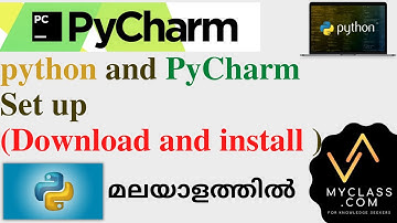 PY 1: python and PyCharm IDE download and install(മലയാളം)
