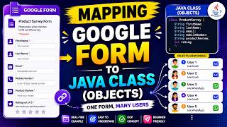 Google Form to Java Class (Objects) | Learn Class & Object with Real-Time Example