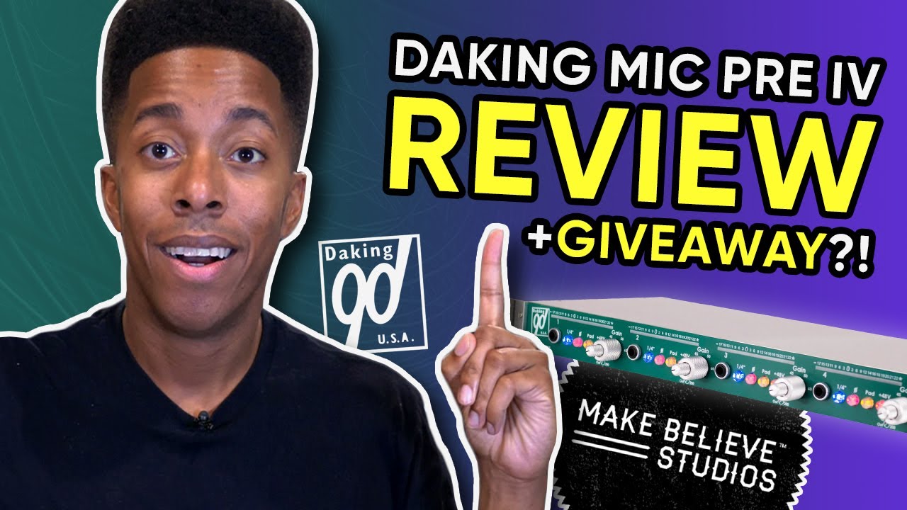 Preamp Review Daking MicPre 4T...MIC GIVEAWAY YouTube