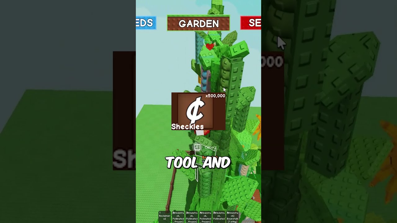 ALL YOU NEED TO KNOW ABOUT THE RECLAIMER TOOL In GROW A GARDEN Roblox Robloxshorts Guide