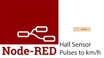 Node-Red: Function Hall Sensor Pulses to km/h