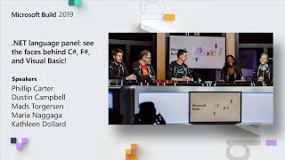 .NET language panel: see the faces behind C# F# and Visual Basic! - BDL2009