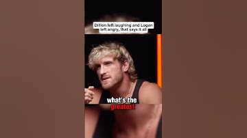 Dillon left laughing and Logan Paul left angry #dillondanis #boxing #shorts