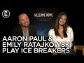 Emily Ratajkowski & Aaron Paul Nerd Out Over Lost, Game of Thrones