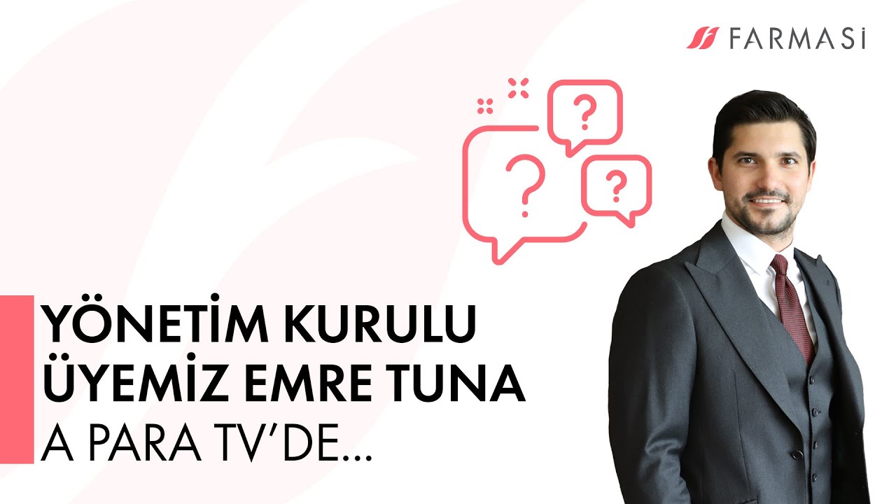 Farmasi Yönetim Kurulu Üyemiz Emre Tuna A Para TV'de Canlı Yayında Farmasi'nin Yatırımlarını Aktardı