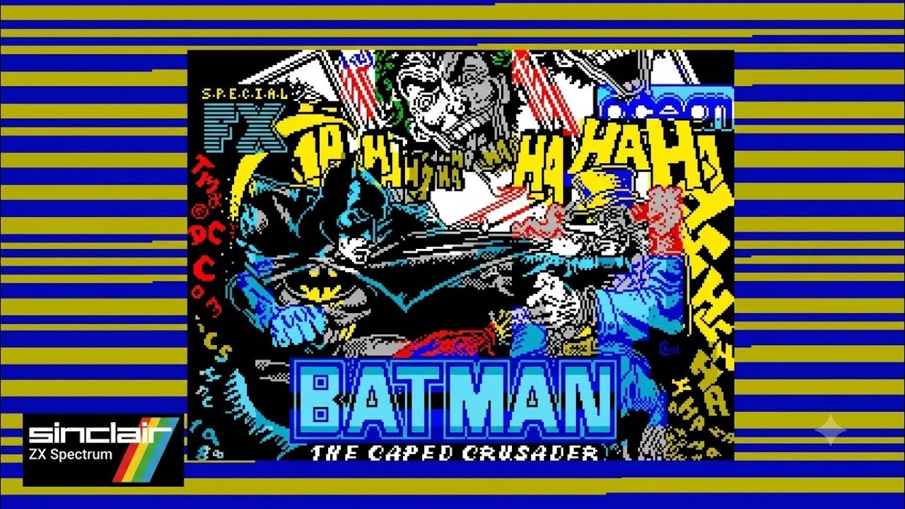 One Of THE BEST ZX Spectrum Loading Screens - Batman: The Caped