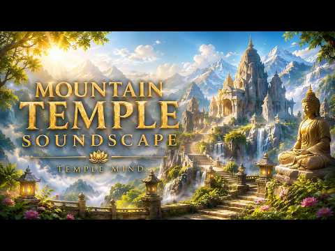 Deep Calm — Mountain Temple Soundscape | Ancient Ambient for Meditation & Mental Clarity