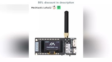 #LILYGO TTGO Meshtastic LoRa32 ESP32 LoRa Development Board SX1276 SX1278 Module 433/868/915MHz