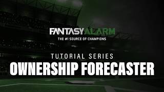 Fantasy Alarm MLB Tutorial Series: Ownership Forecaster