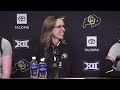 Colorado Women's Basketball Post Game Press Conference