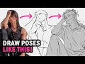 How to sketch drawing anime poses clip studio paint 2024