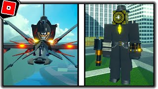 SHOWCASING ASTRO INTERCEPTOR and LARGE CLOCK MORPHS in TOILET WORLD ROLEPLAY 2 - Roblox