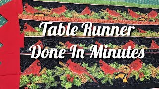 Table Runner Done In Minutes