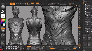 Solo Leveling: Igris character sculpting in zbrush PART-15 Torso detaling