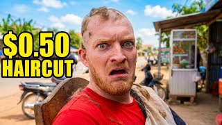 Download Lagu £0.50 Haircut In Cambodia! MP3