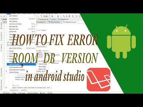 How to Fix Error Room DB version || Tutorial Indonesia 2019