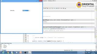 Coding in JAVA for Choice and Checkbox Components Using Netbeans Part 1