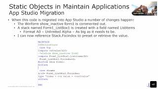June FOCUS Friday: MODIFY for Reporting; Multiverbless Redux; Static Objs in MAINTAIN, Open Data Hub
