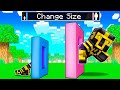 Pranking My Friends With Size-Changing Portals in Minecraft 😱