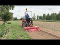 Фрезеровка на минитракторе Кубота/Кентавр-344