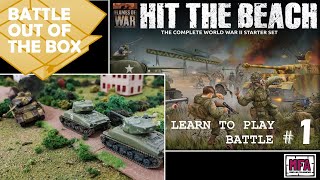 Learn to Play Flames of War: Hit the Beach Battle Report