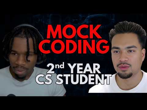 Mock Coding Interview with a 2nd-Year CS Student (ft. @pkodes1)