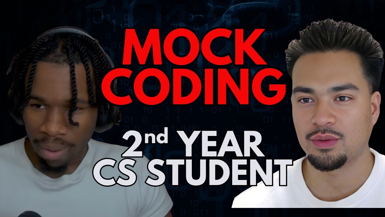 Mock Coding Interview with a 2nd-Year CS Student - YouTube
