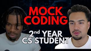 Mock Coding Interview with a 2nd-Year CS Student