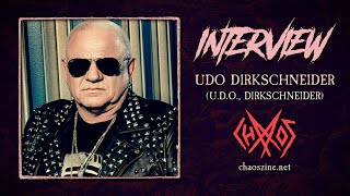 Interview with Udo Dirkschneider about his past with Accept, Lemmy and U.D.O.&#39;s future plans