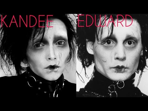 Edward Scissorhands Costume Make-Up (by kandee)
